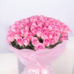 Lovely Pink – Bouquet of 101 Pink Roses