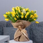 Yellow Tulip Love – Yellow Tulip Bouquet