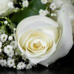 Joyful Moments Combo – White Rose Bouquet with Red Balloons