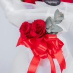 Garden of Love Combo – Red Rose bouquet with White Teddy bear