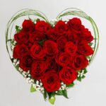 Touch Of Heart – Red roses arrangement