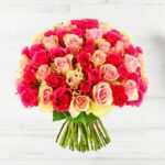 Symbol of happiness – Mixed Rose Bouquet