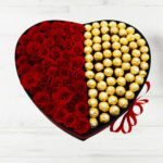 Valentine cuteness – Roses and Chocolates in a box